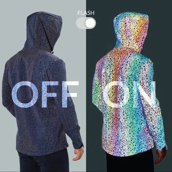 CAPELLE MIAMI Switch Reflective Rain Jacket - Sz XL - Picture 1 of 11